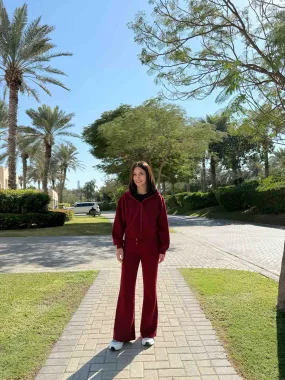 Aki Pants in Maroon