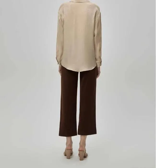 Apricot Long Sleeve Relaxed Fit Shirt