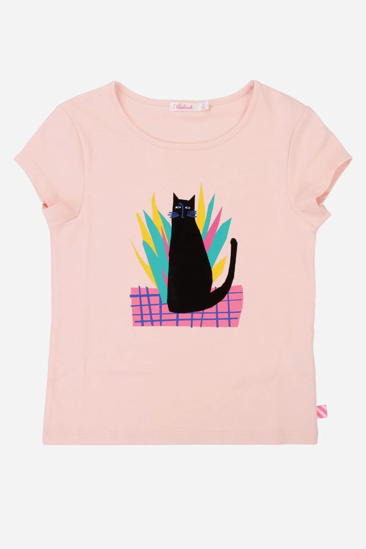 Billieblush Black Cat Girls Tee