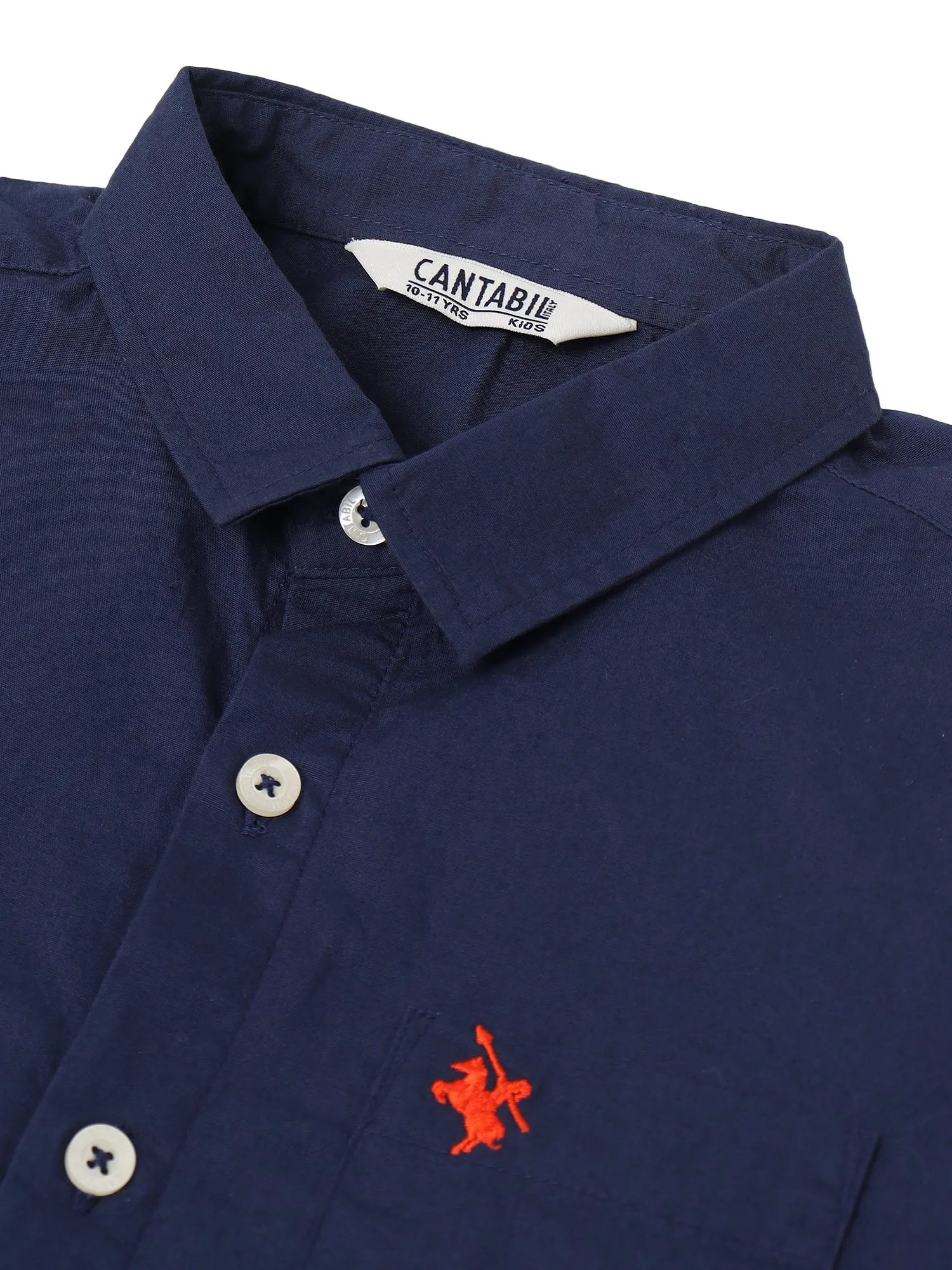 Boy Navy Blue Shirt