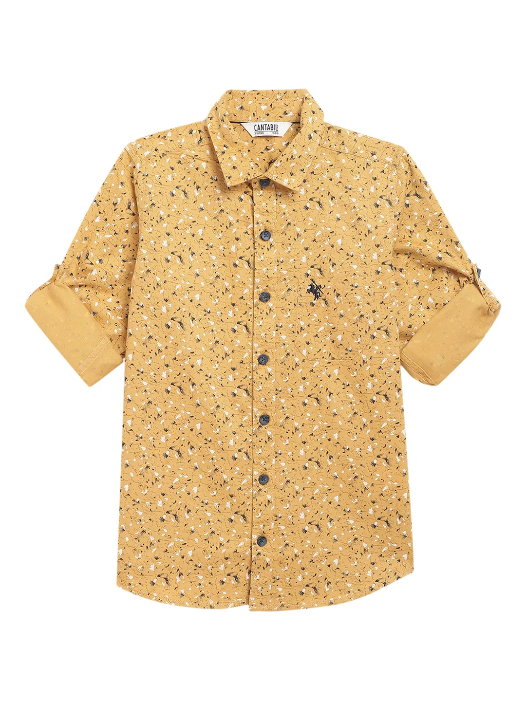 Boys Mustard Shirt