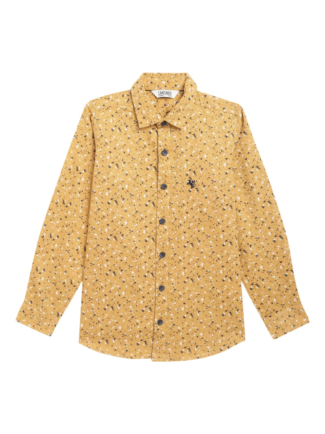 Boys Mustard Shirt