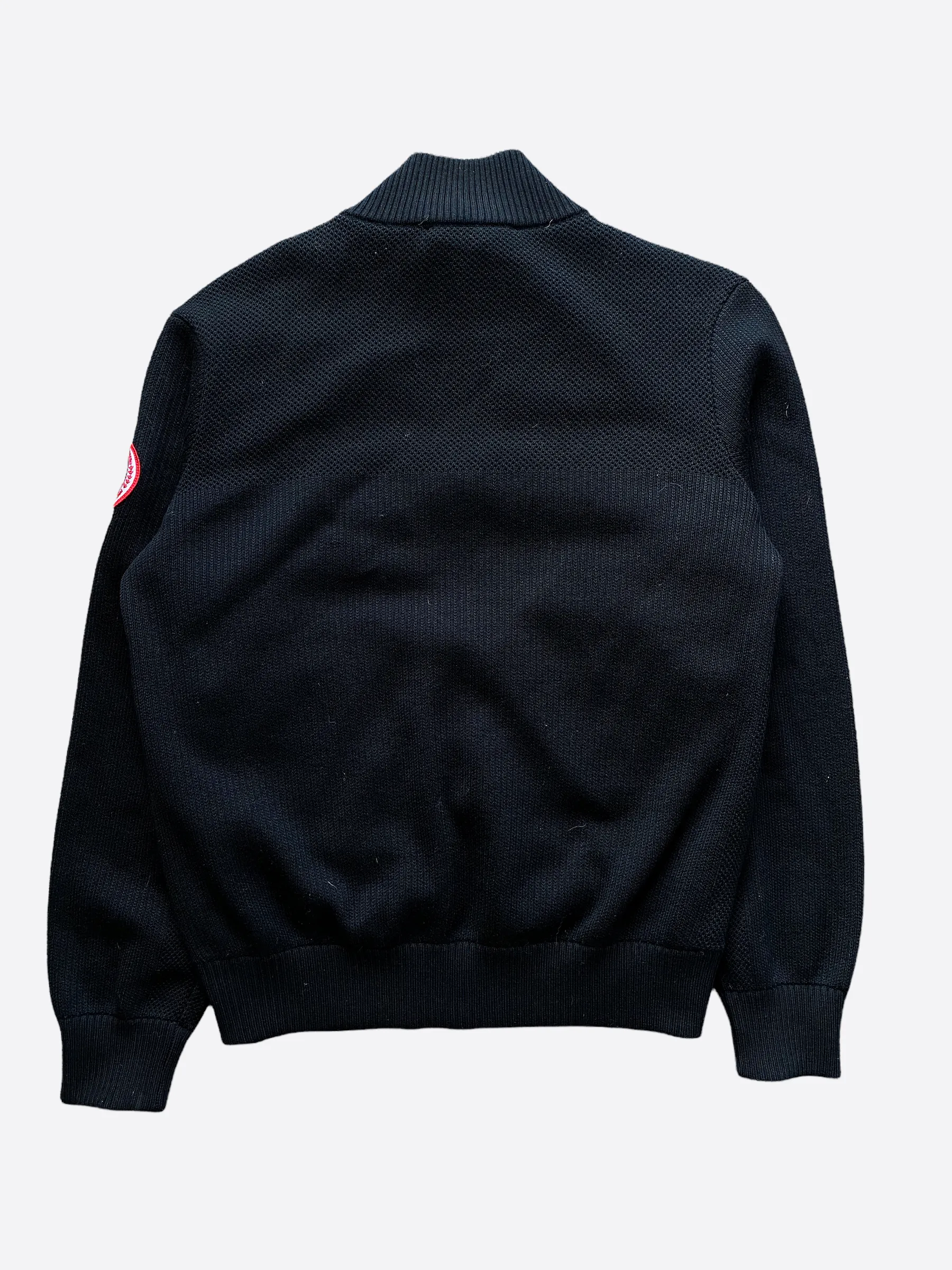 Canada Goose Black Hybridge Knit Jacket