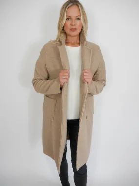 Diana Coat Light Camel