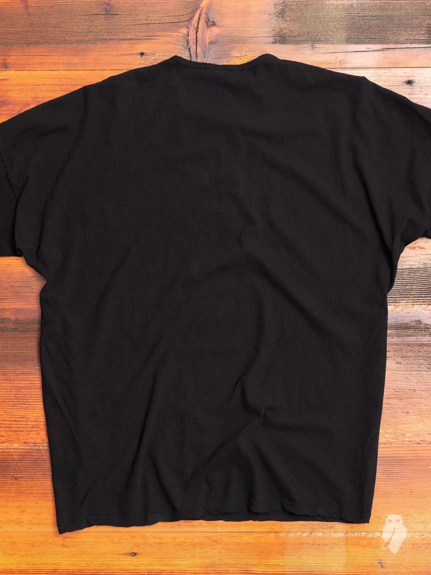 Drop Shoulder Relaxed T-Shirt in Black