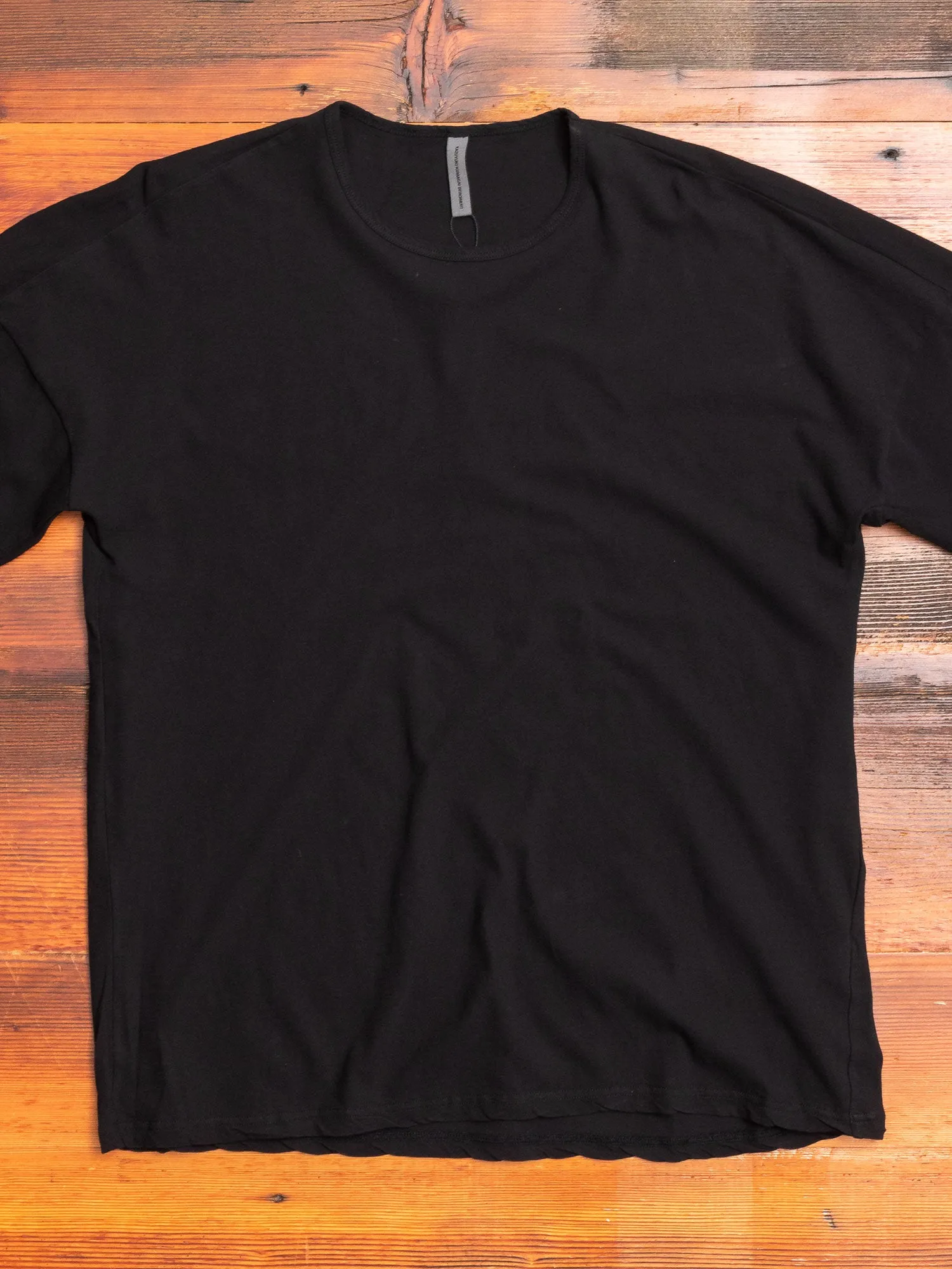 Drop Shoulder Relaxed T-Shirt in Black