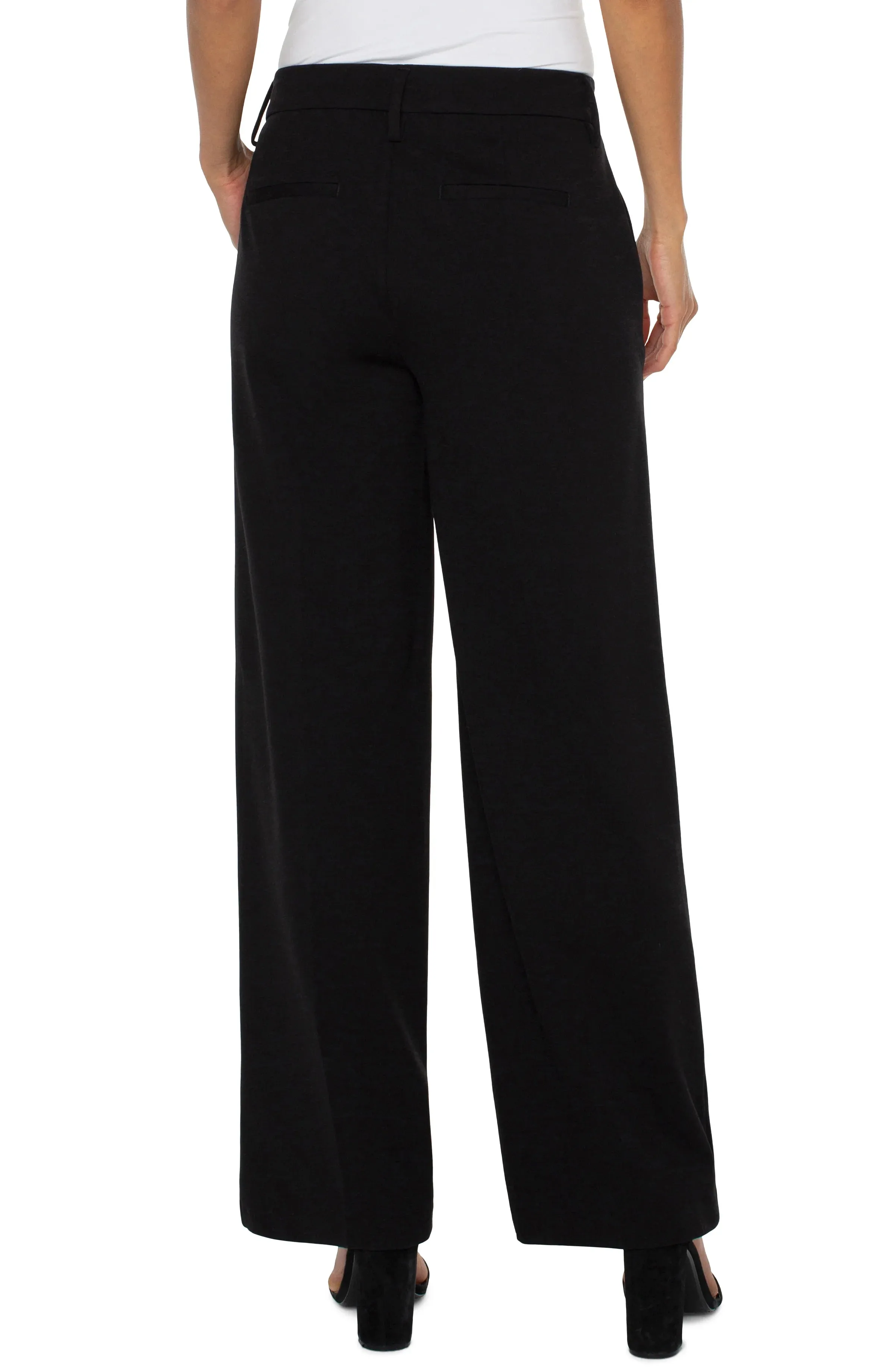 Kelsey Wide Leg Trouser | Black