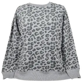 LSW8732 Pajama Top Heather Grey