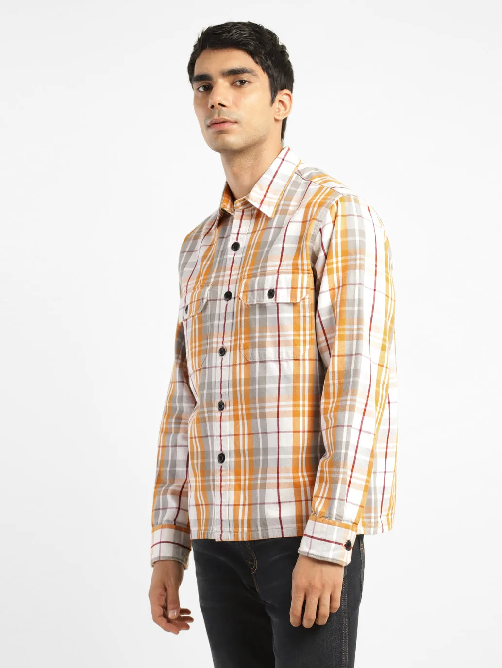 Men's Chekered Relaxed Fit Shirts