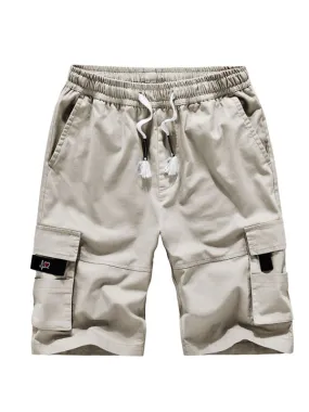 Men's Solid Color Cargo Shorts