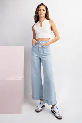 Molly Cropped Wide Leg