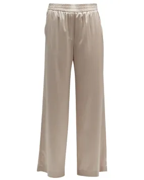 Oat Wide Leg Silk Pant