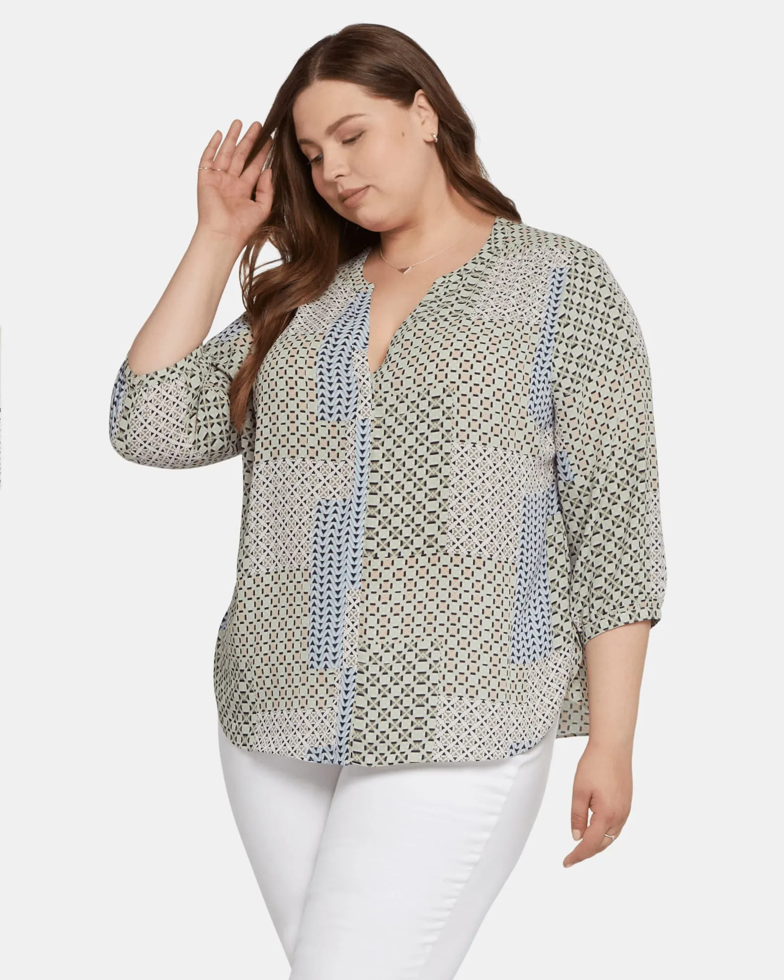 Pintuck Blouse | Demuth Geo