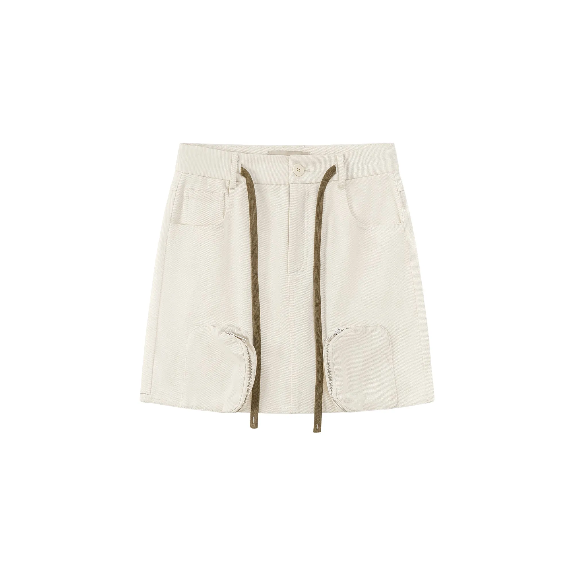 Pocket High-Waisted Mini Skirt