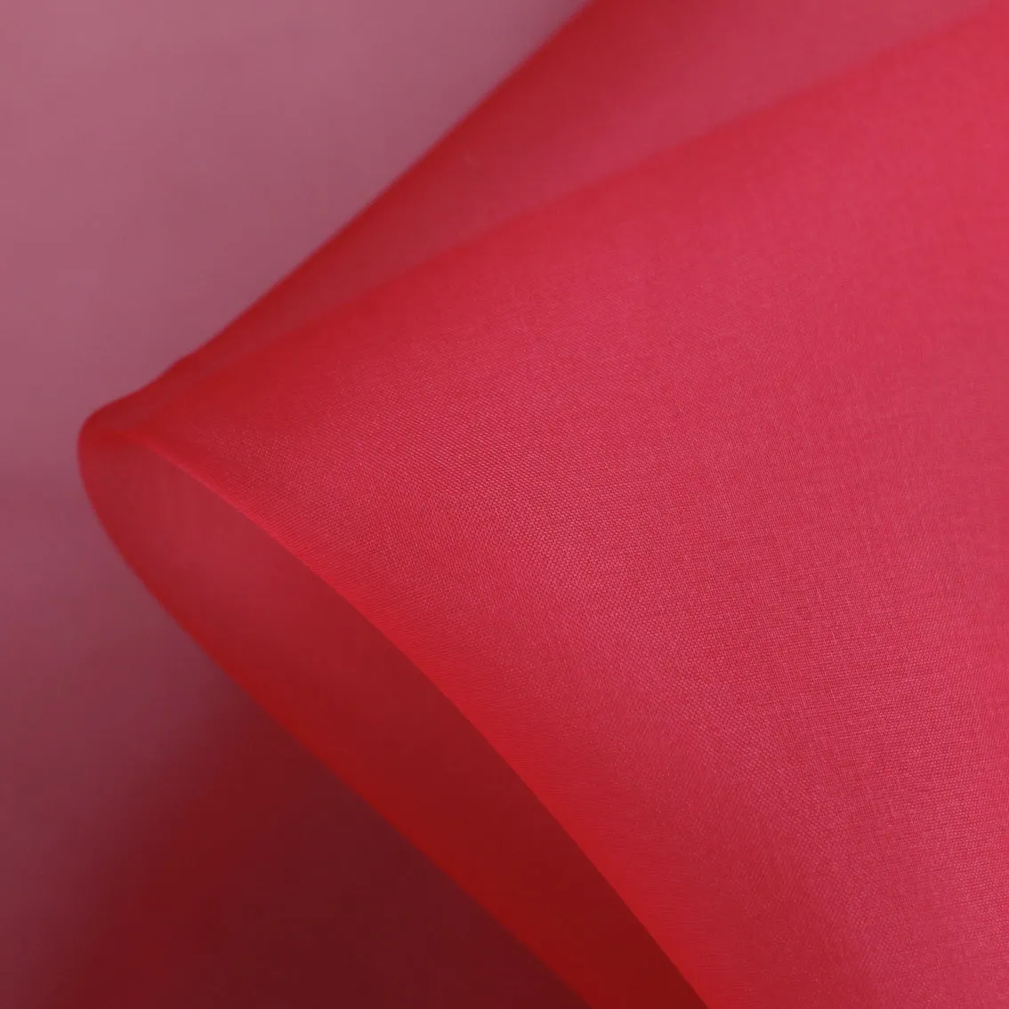 Red Silk Organza