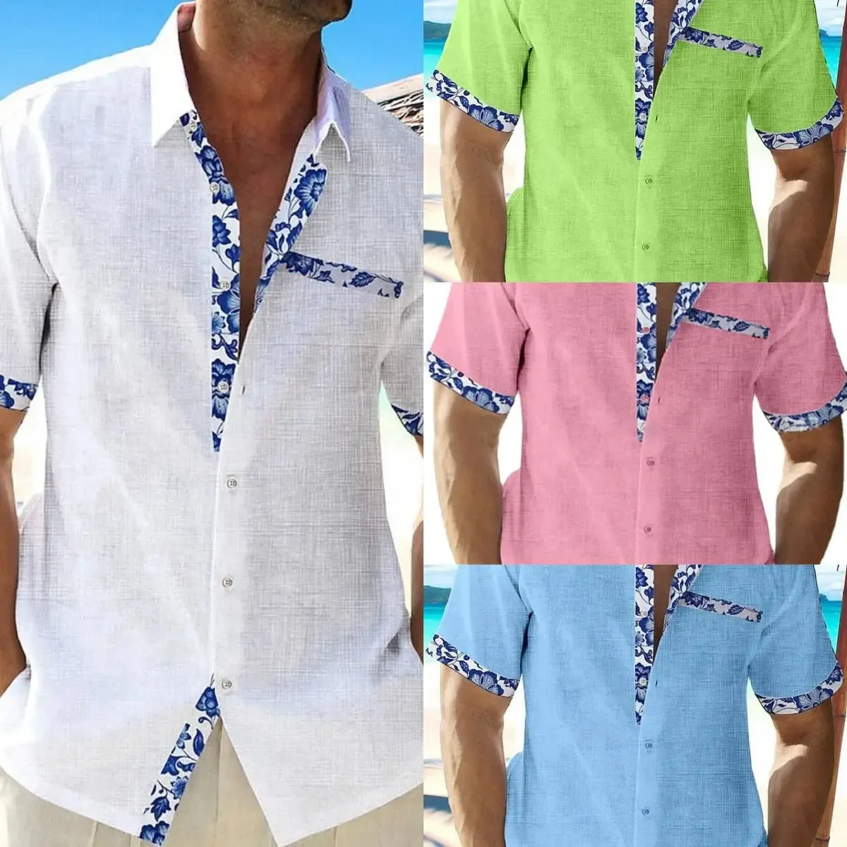 Relaxed Seaside Casual Shirt