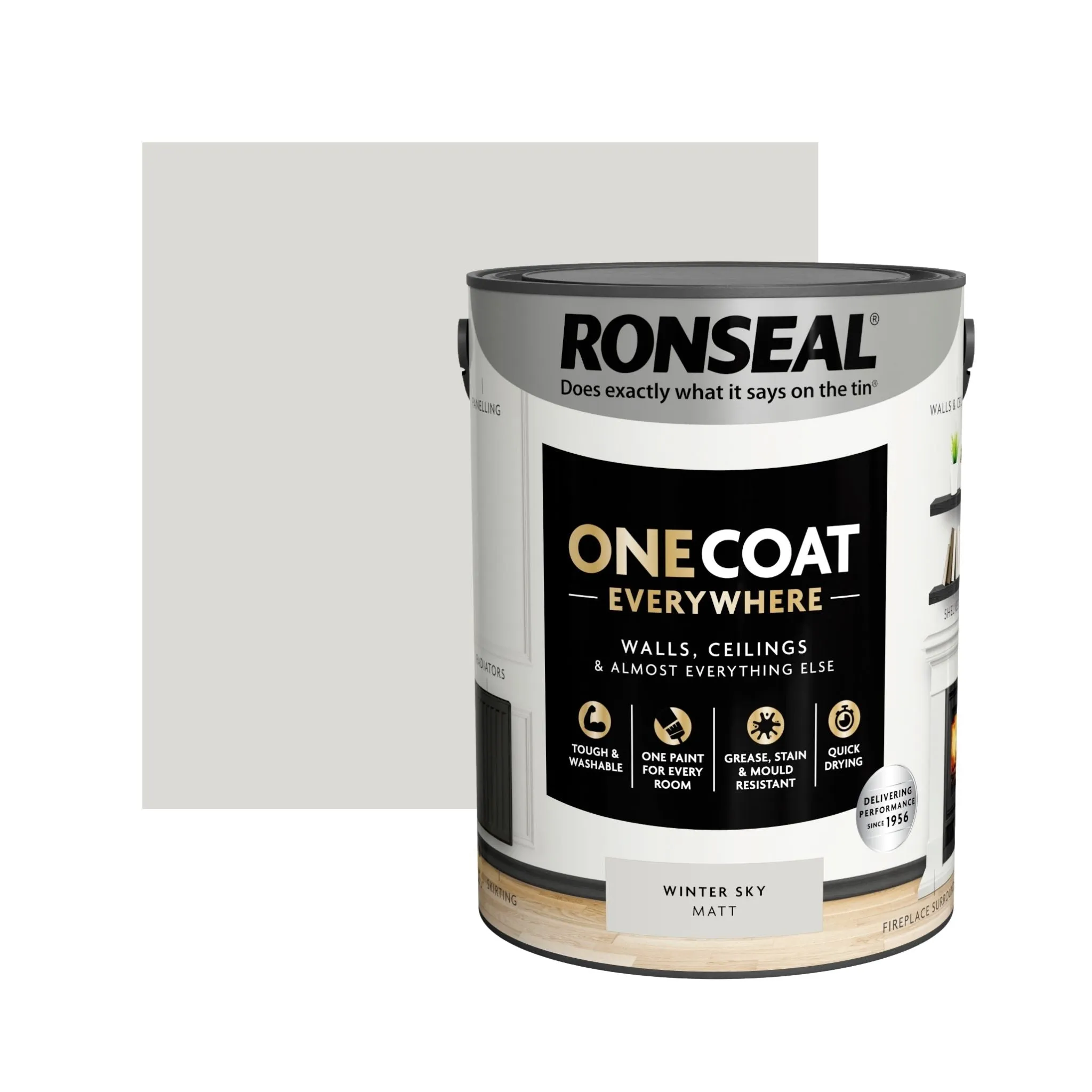 Ronseal One Coat Everywhere Paint Winter Sky