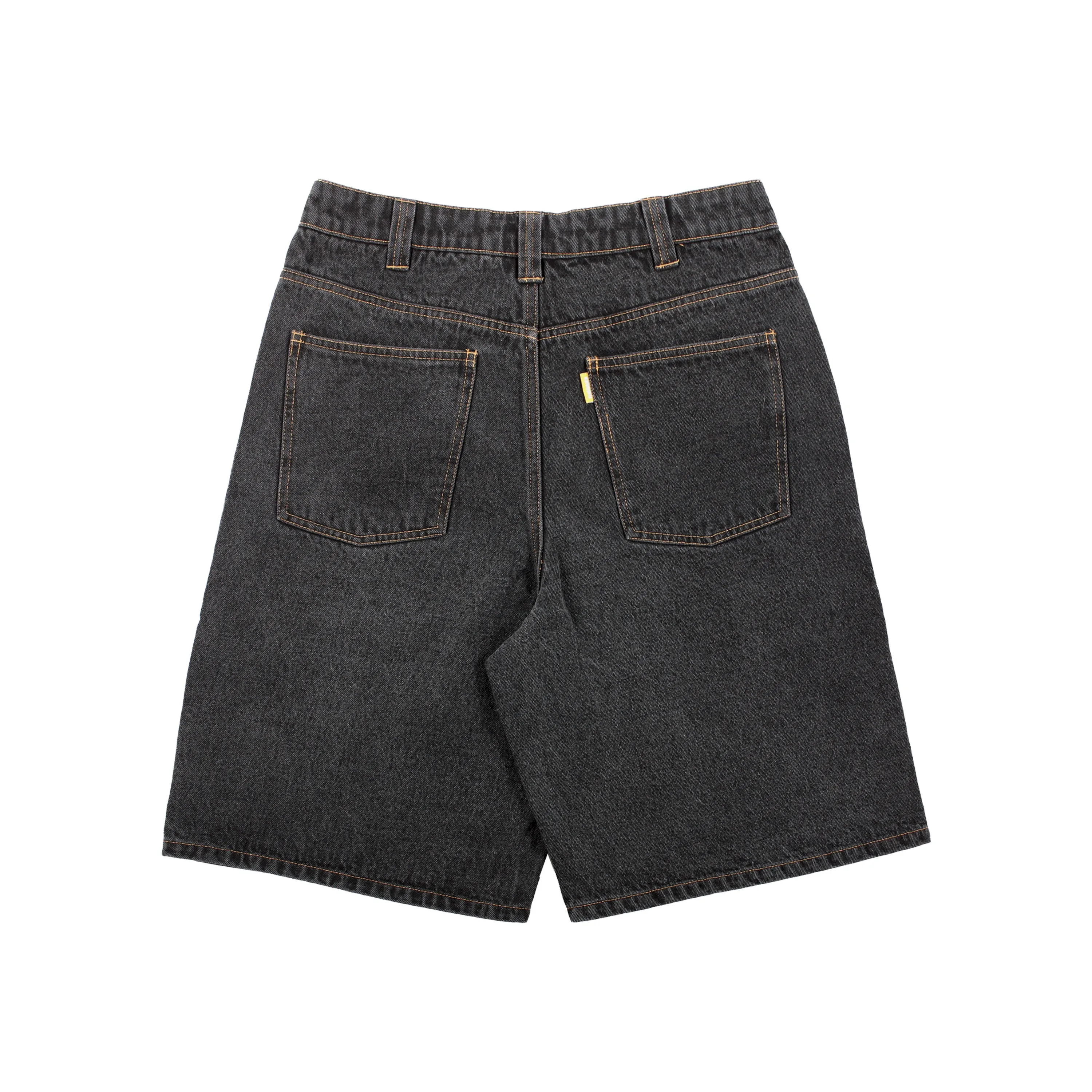 Theories Plaza Denim Shorts Washed Black