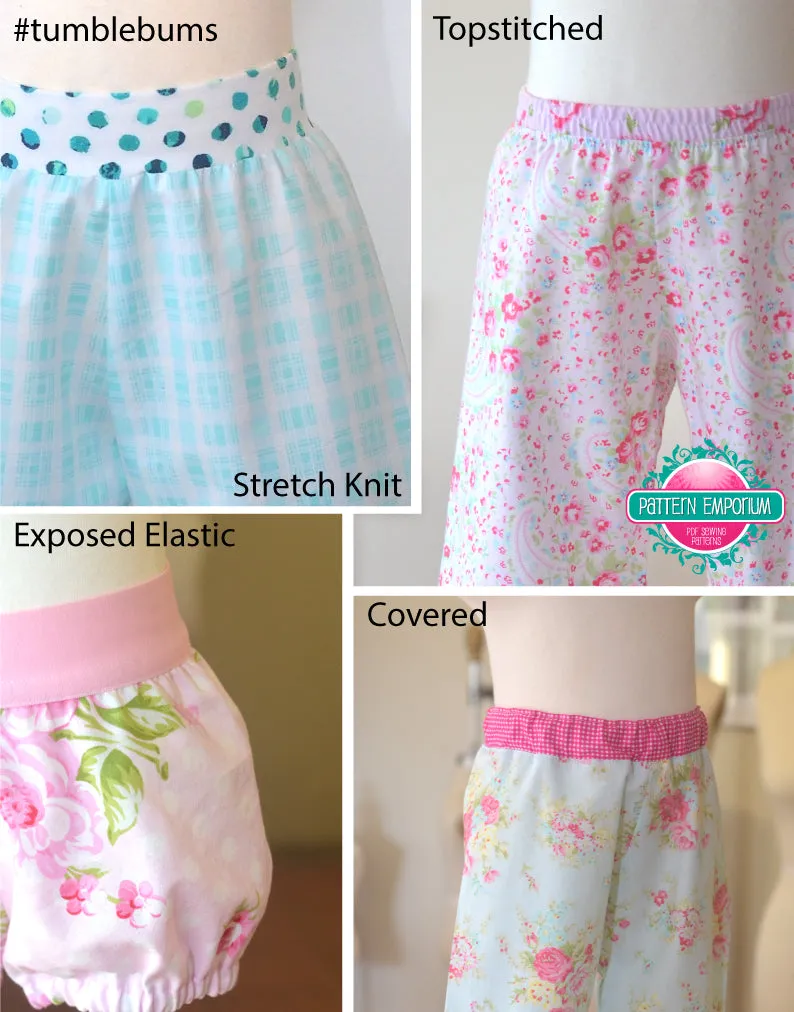 Tumble Bums | Baby & Toddler Shorts & Pants Sewing Pattern