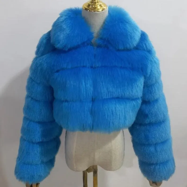 Wholesale women's winter faux fur coats （CL8259)