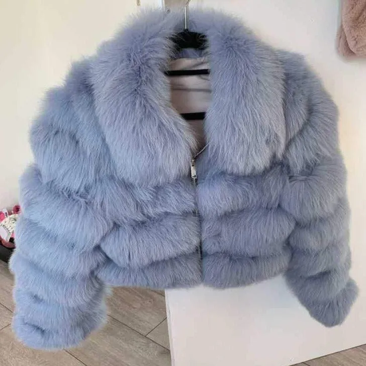 Wholesale women's winter faux fur coats （CL8259)