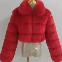 Wholesale women's winter faux fur coats （CL8259)