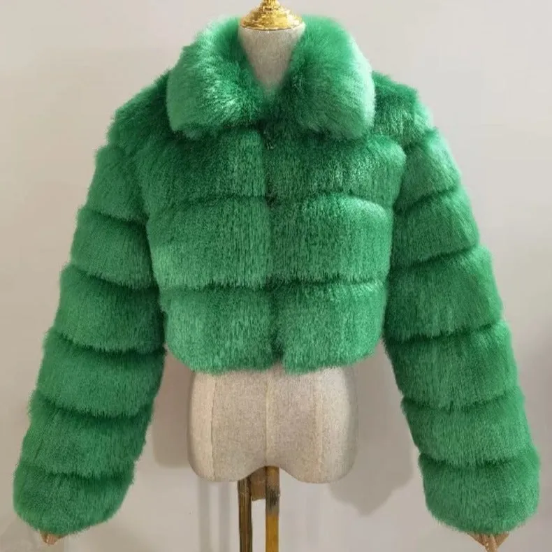 Wholesale women's winter faux fur coats （CL8259)