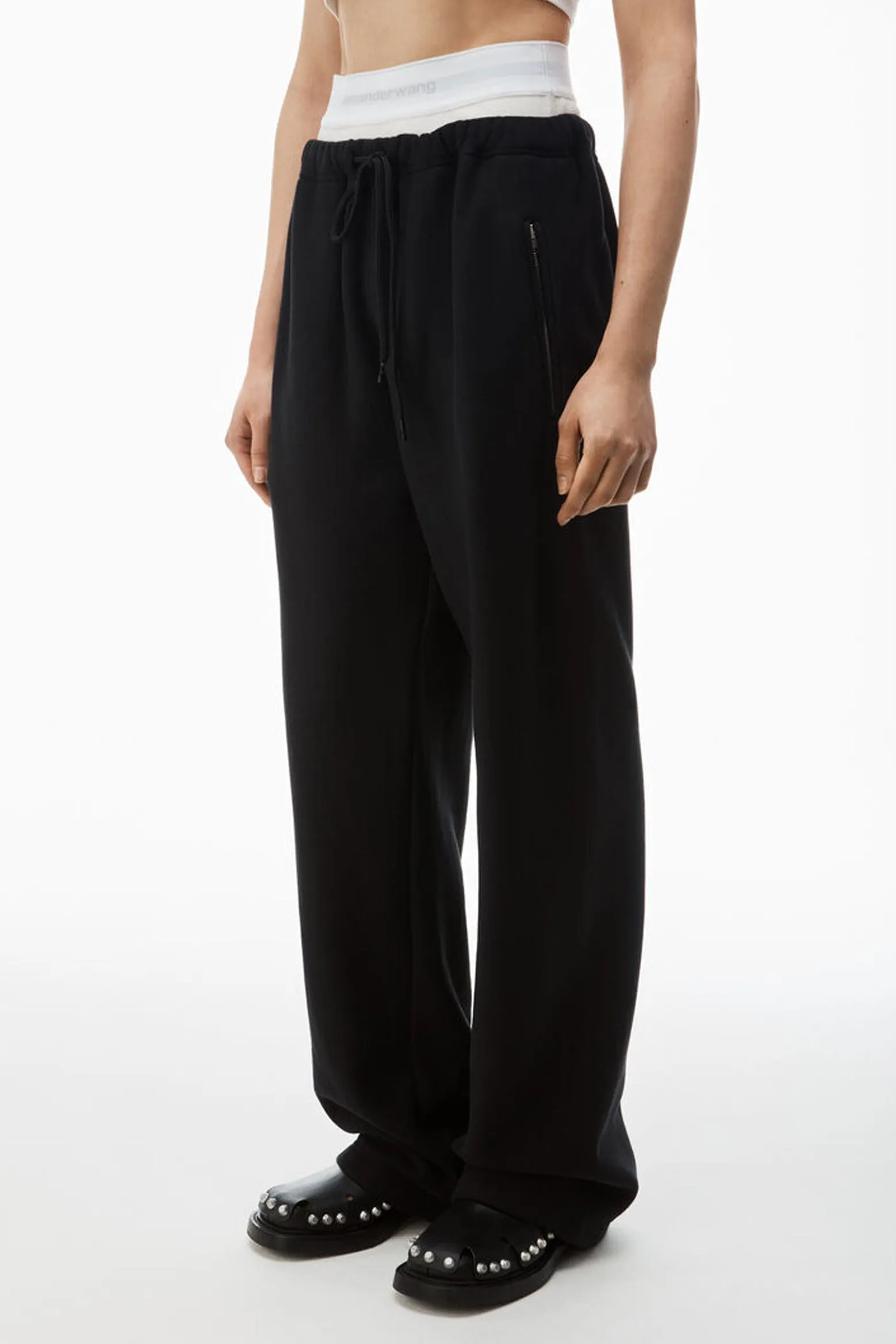 WIDE LEG SWEATPANT