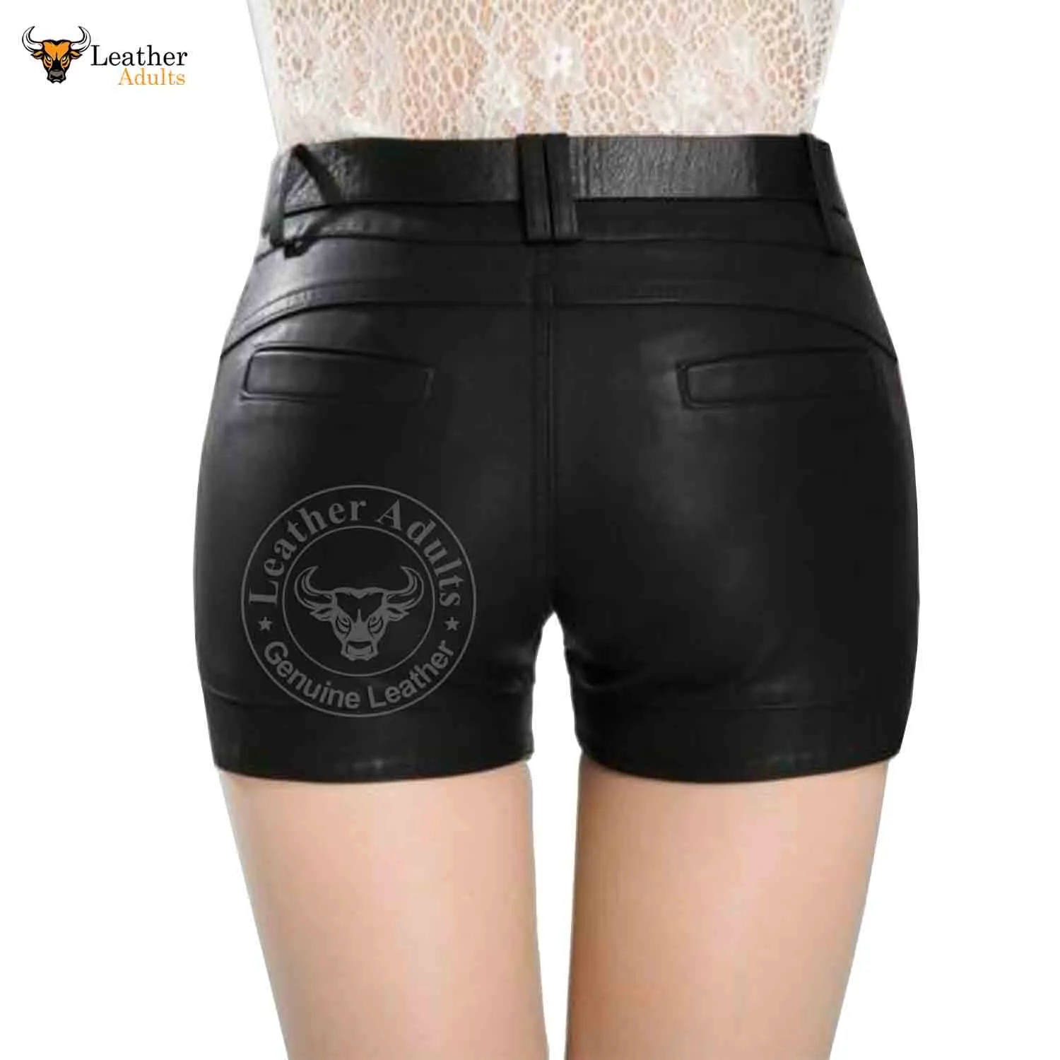 Women Leather Shorts Women 100% Genuine Lambskin Soft Leather pants Leather shorts